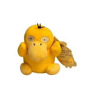 1997 Pokémon Nintendo Game Freak Psyduck Aoger Plush 4” W/ Tags